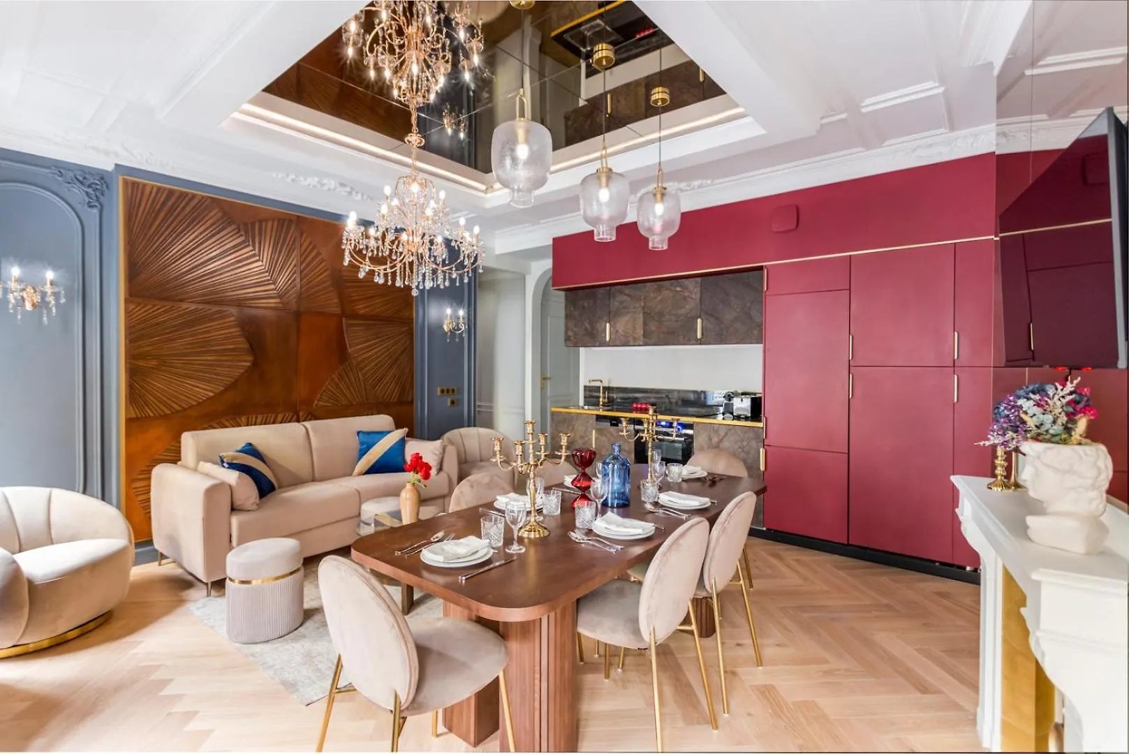 Merveil - Luxury Suite - Louvre - Palestro Paris Apartment